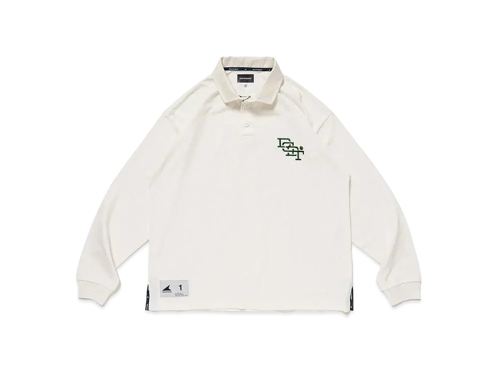 DESCENDANT Club Polo LS "White"