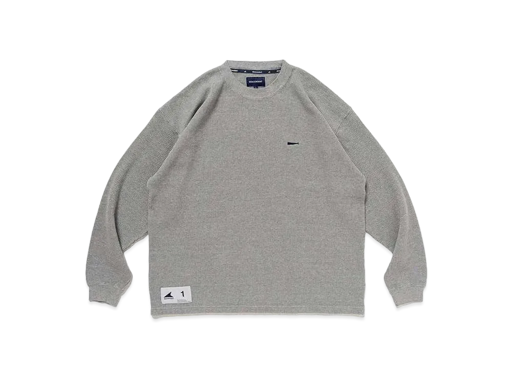 DESCENDANT Gaufre Waffle LS "Gray"