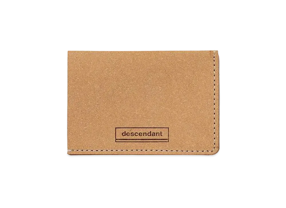 DESCENDANT Crevices Card Case "Beige"