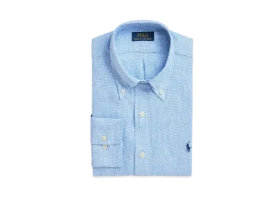 Polo Ralph Lauren Classic Fit Linen Shirt "Blue"