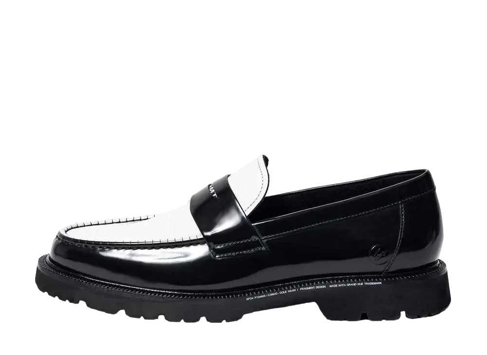 Fragment × COLE HAAN American Classics Penny Loafer "White/Black"