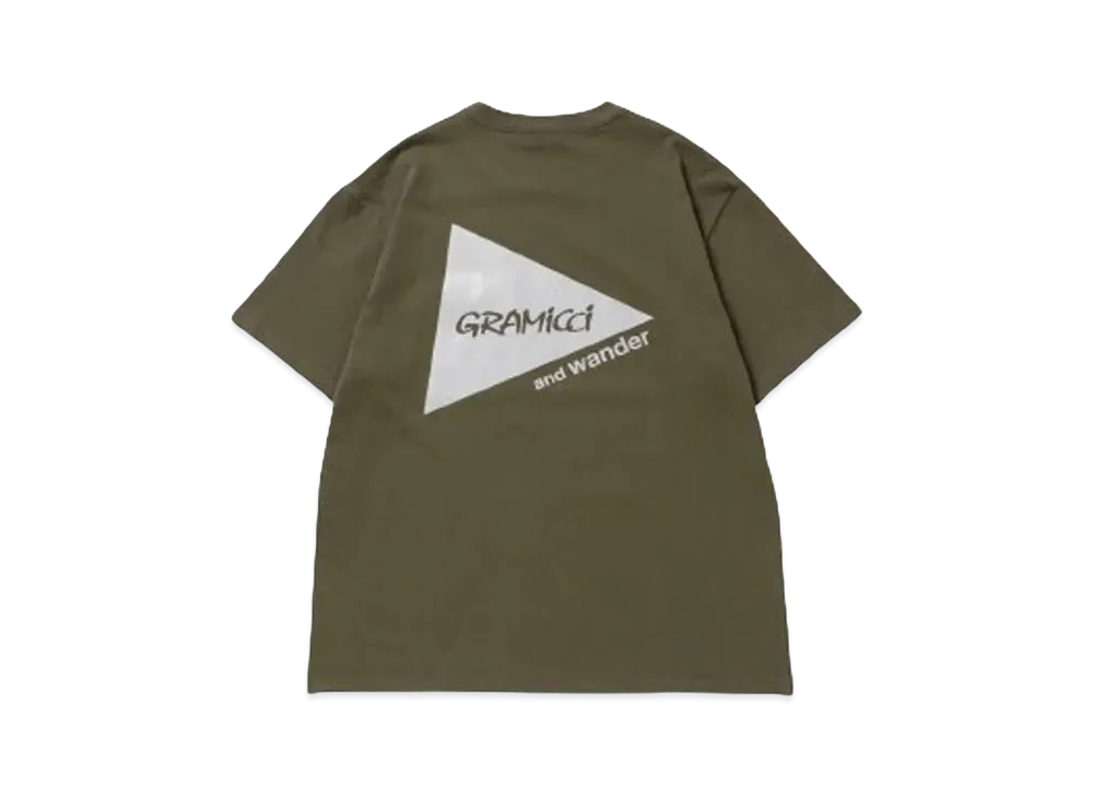 GRAMICCI x and wander Back Print Tee "Green"
