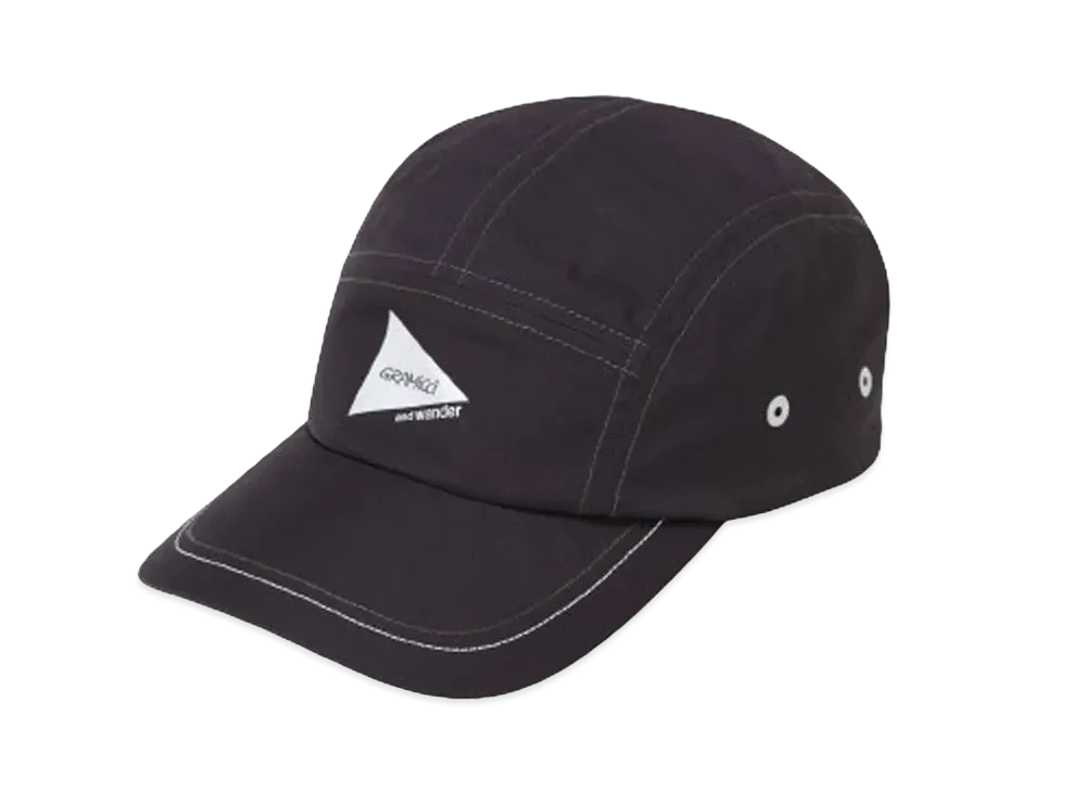 GRAMICCI x and wander Patchwork Wind Cap "Black"