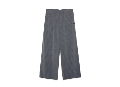 9090 N Logo Stripe Slacks Pants "Gray"