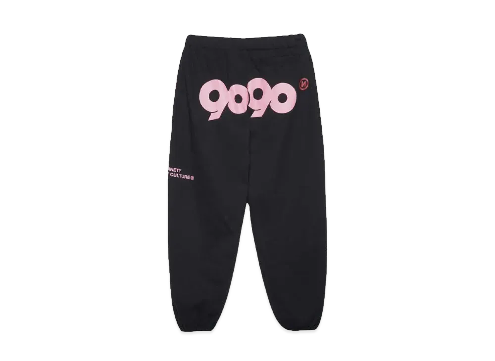 9090 90 Logo Sweat Pants "Black"