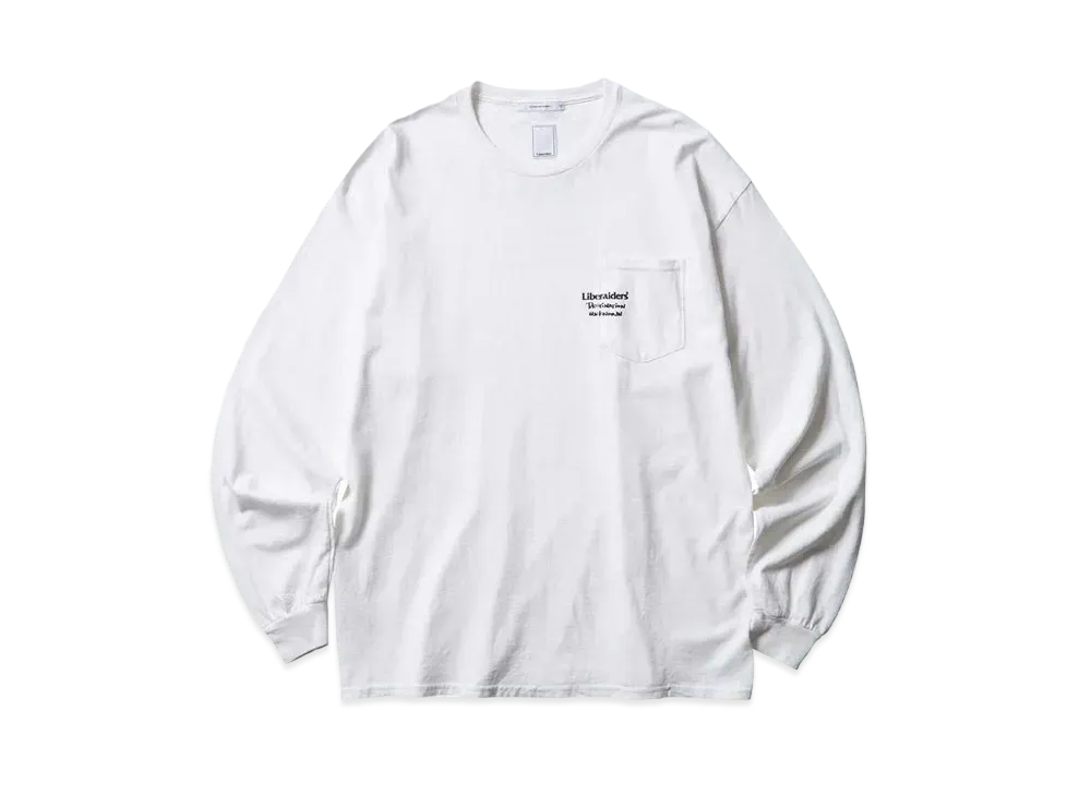 Liberaiders HEADQUATERS L/S TEE "WHITE"