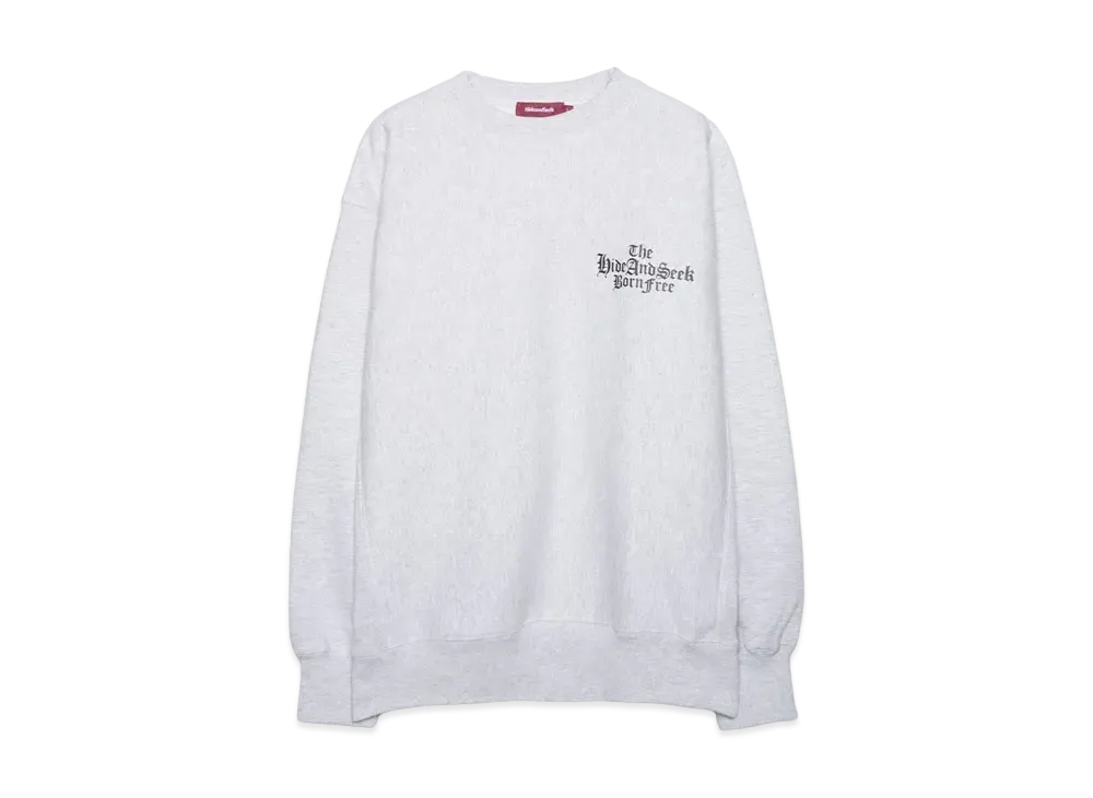 Hide and Seek The H&S Sweat Shirt "H-GRAY"