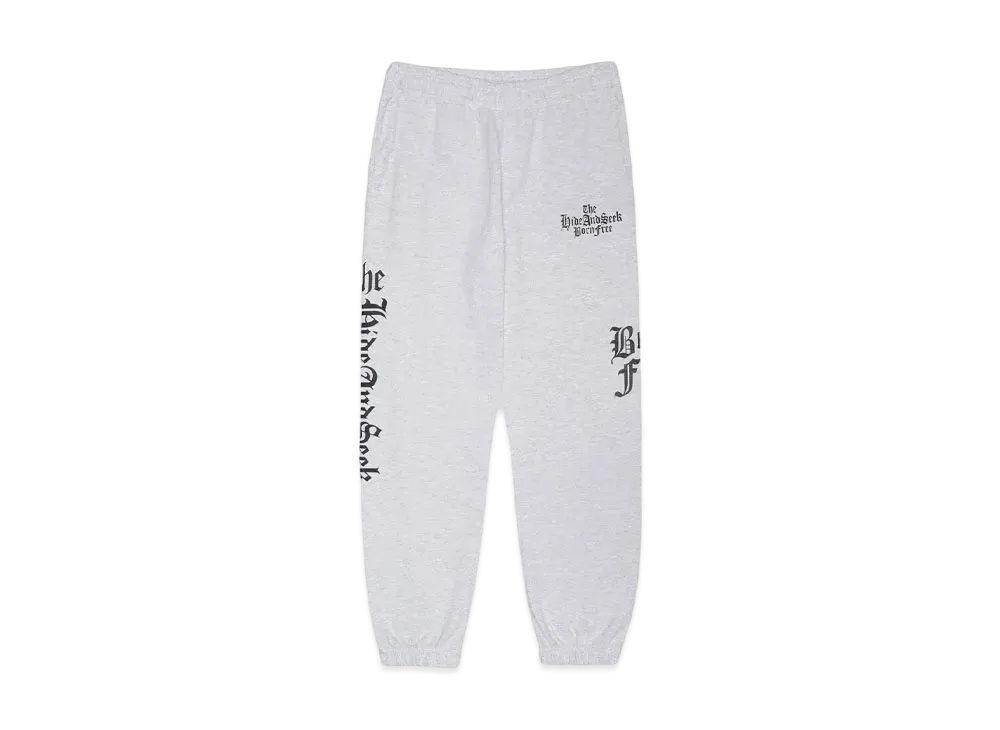 Hide and Seek The H&S Sweat Pant "H-GRAY"