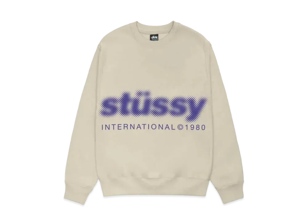 Stussy Blur Crew "Beige"