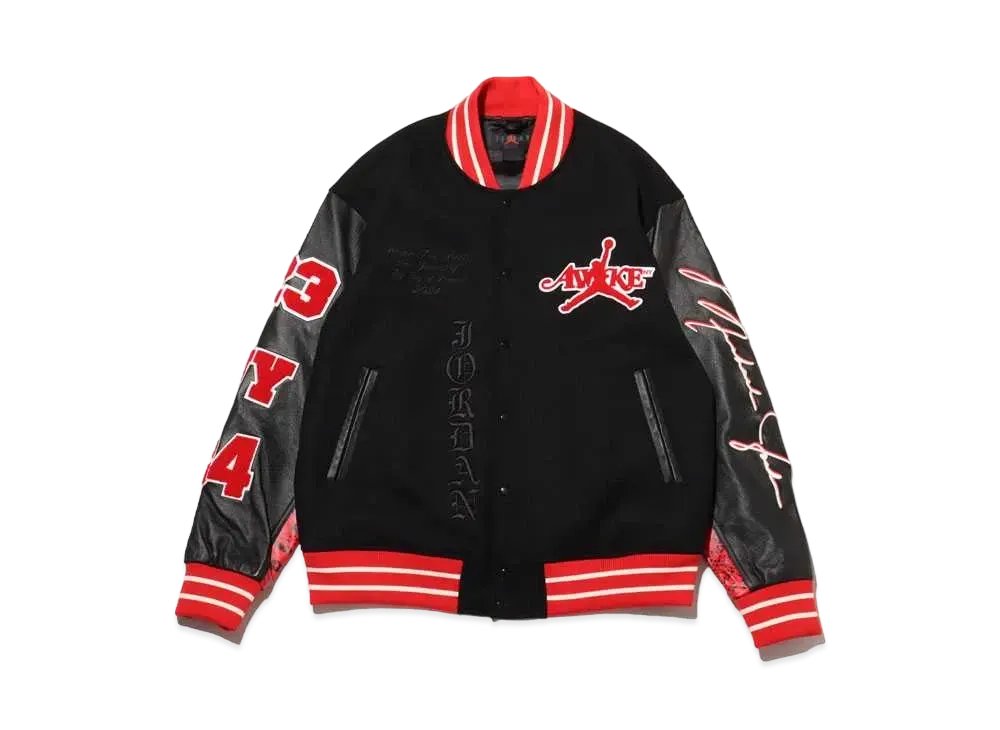 Nike JORDAN x Awake NY Varsity Jacket "Black"