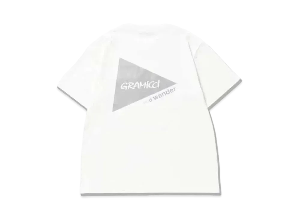 GRAMICCI x and wander Back Print Tee "White"