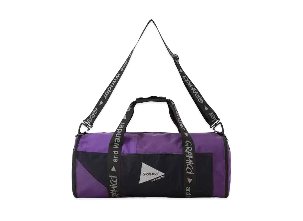 GRAMICCI x and wander Multi Patchwork Boston Bag "Multi Purple"
