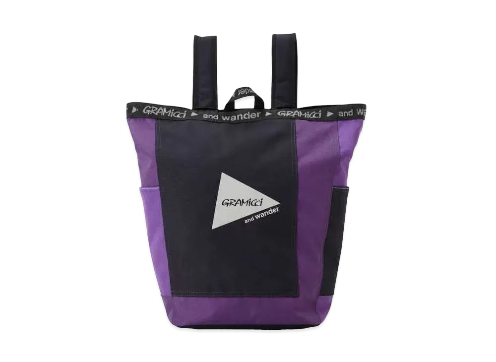 GRAMICCI x and wander Multi Patchwork 2Way Pack "Multi Purple"