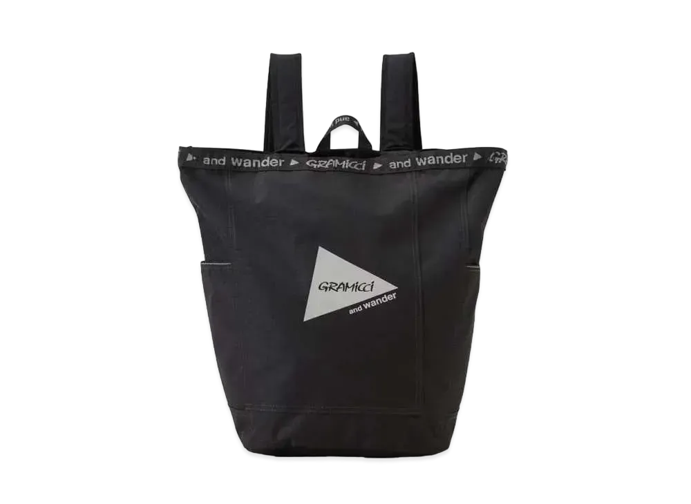 GRAMICCI x and wander Multi Patchwork 2Way Pack "Black"