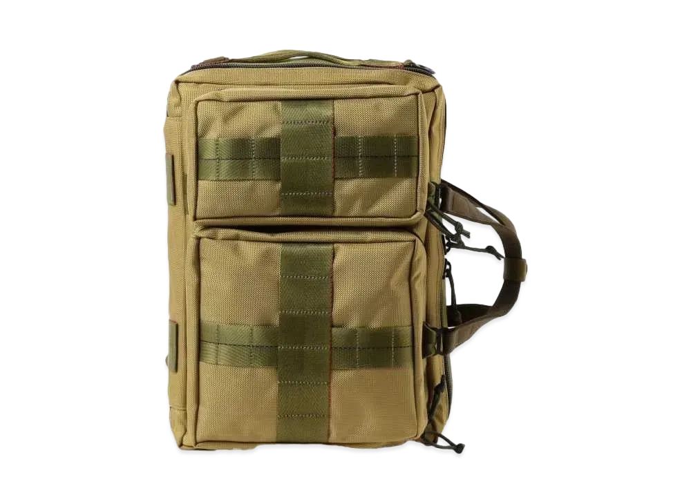 briefing×Beams+　3WAY BAG　KHAKI BRIEFING × BEAMS PLUS / 別注 3WAY BAG KHAKI & FLEET MESSENGER BAG