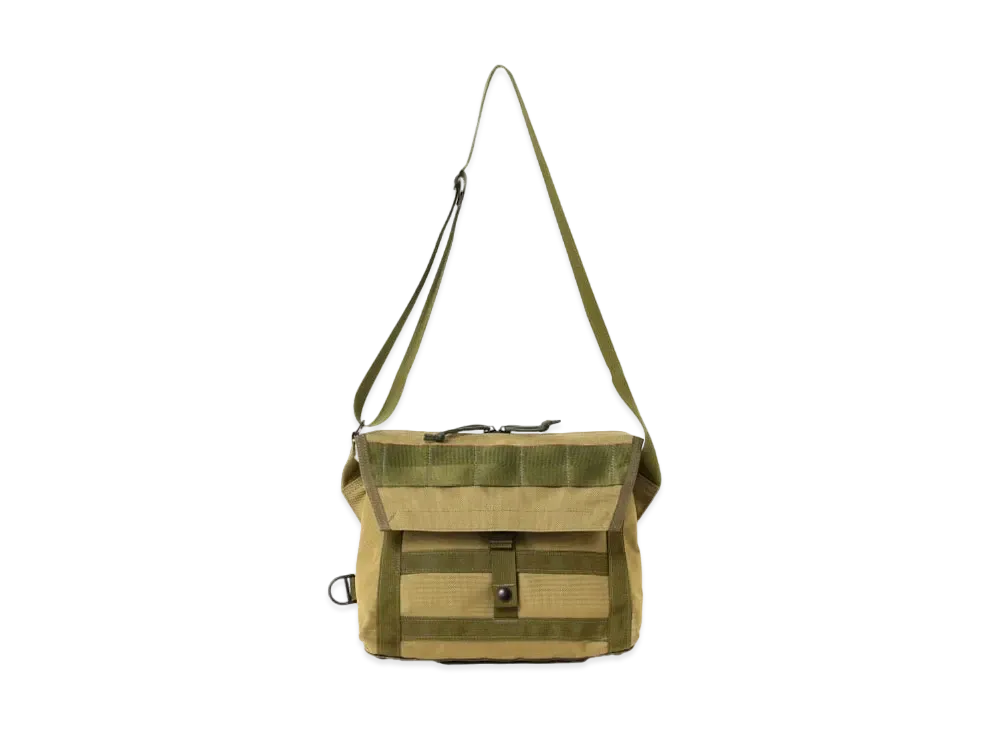 Beams x BRIEFING FLEET MESSENGER BAG カーキ BRIEFING×BEAMS/別注