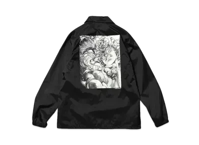 グラップラー刃牙 x LFYT BAKI YUJIRO COACH JEACKET "Black"