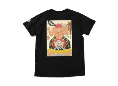 HOME GAME x グラップラー刃牙 x PANCRASE x THREE TIDES S/S TEE "BLACK"