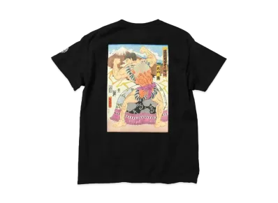 HOME GAME x グラップラー刃牙 x PANCRASE x THREE TIDES S/S TEE "BLACK"