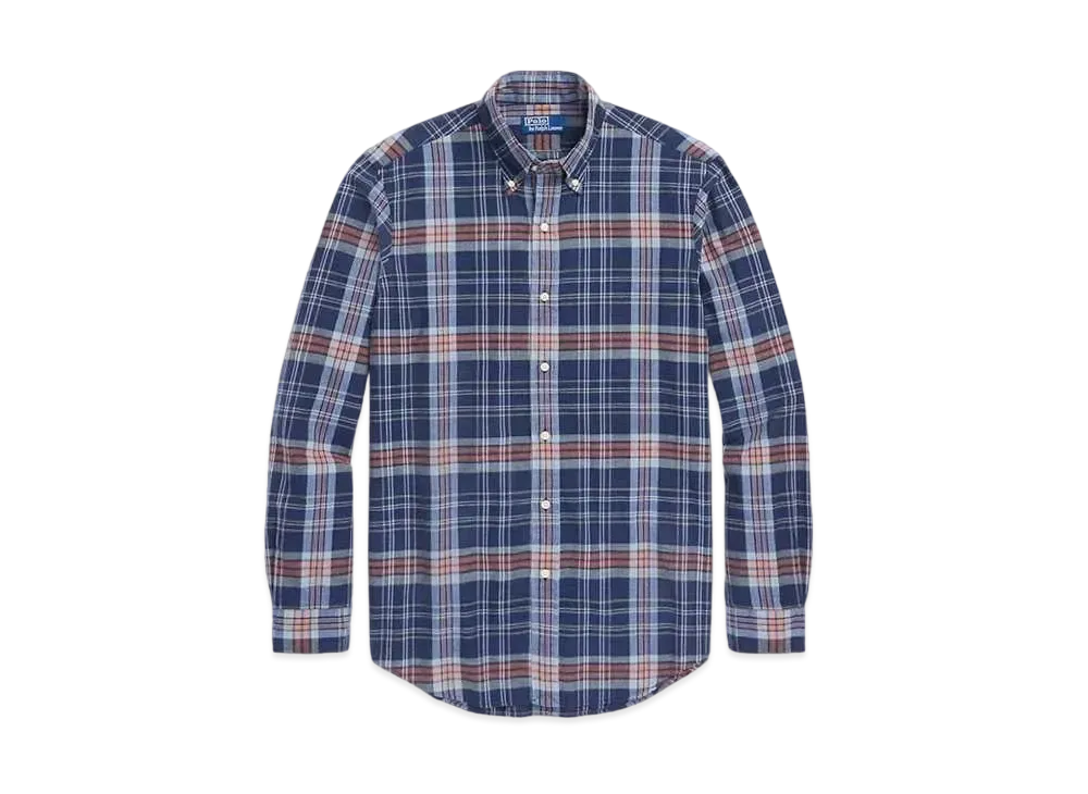 Polo Ralph Lauren Classic Fit Indigo Madras Shirt "Multi"
