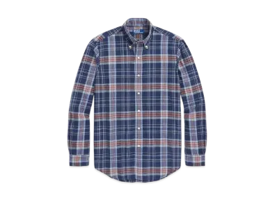 Polo Ralph Lauren Classic Fit Indigo Madras Shirt "Multi"