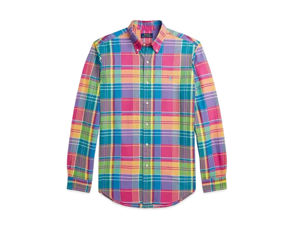 Polo Ralph Lauren Classic Fit Check Oxford Shirt "Pink"