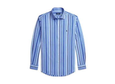 Polo Ralph Lauren Classic Fit Striped Stretch Poplin Shirt "Blue"