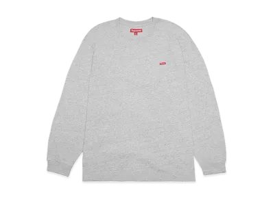 Supreme Small Box L/S Tee "Heather Grey"(24SS)