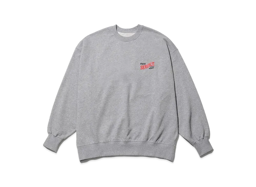 FreshService Corporate Printed Crew Neck Sweat All Day All Night "H.Gray"