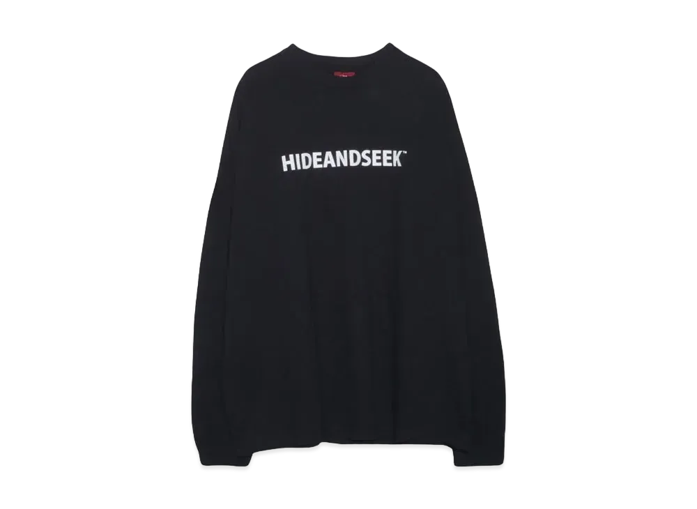 Hide and Seek FAR EAST 1995 L/S Tee(24ss) "BLACK"