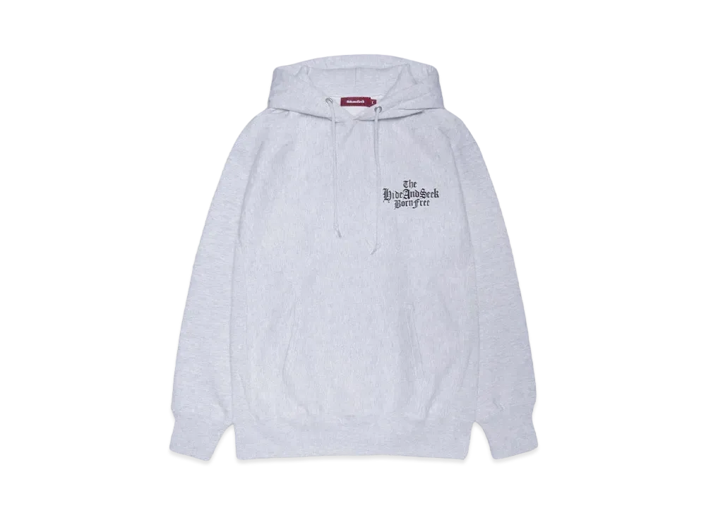 Hide and Seek The H&S Hooded Sweat Shirt "H-GRAY"