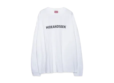 Hide and Seek FAR EAST 1995 L/S Tee(24ss) "WHITE"