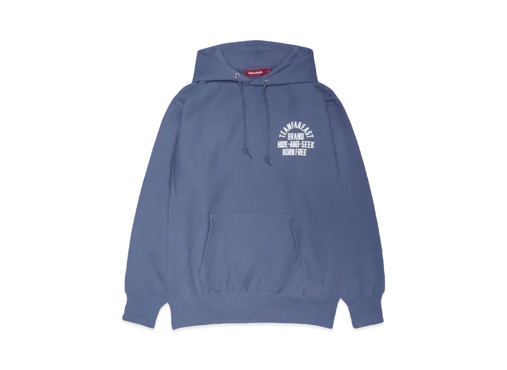 Hide and Seek College Hooded Sweat Shirt(24ss) "D-Blue"