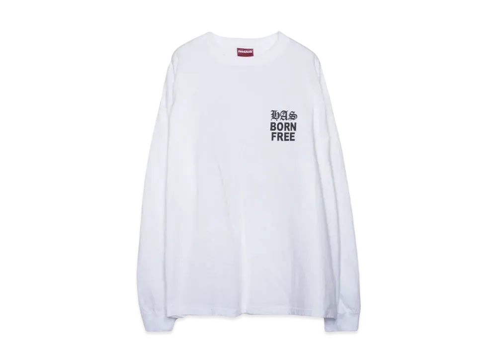 Hide and Seek HAS L/S Tee "WHITE"