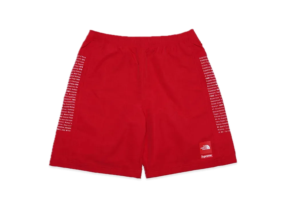 Supreme x The North Face Nylon Short "Red"