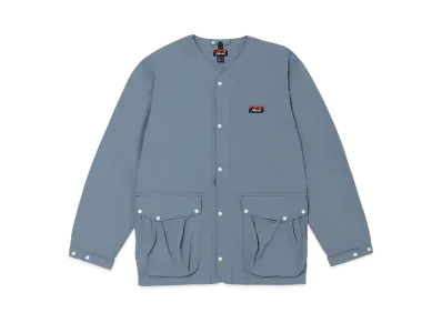 NANGA Nylon Tusser No Collar Jacket "L.Blue"