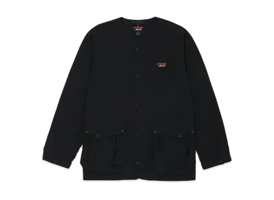 NANGA Nylon Tusser No Collar Jacket "Black"
