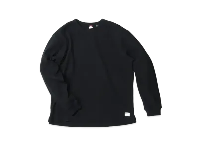 NANGA Eco Hybrid Waffle L/S Tee "Black"