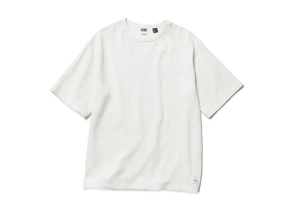 NANGA Eco Hybrid Waffle Loose Fit Tee "White"