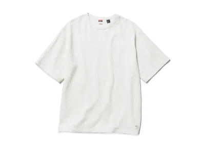 NANGA Eco Hybrid Waffle Loose Fit Tee "White"