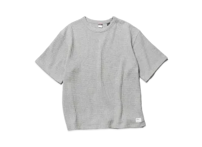 NANGA Eco Hybrid Waffle Loose Fit Tee "L.Grey"