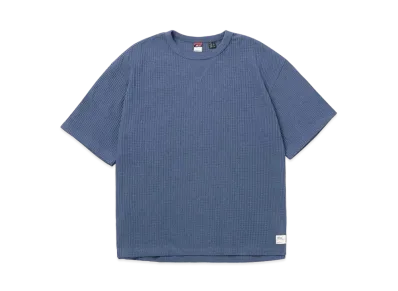 NANGA Eco Hybrid Waffle Loose Fit Tee "Blue"