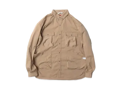 NANGA Hinoc Ripstop Camp Shirt "Beige"