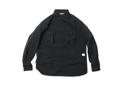 NANGA Hinoc Ripstop Camp Shirt "Black"