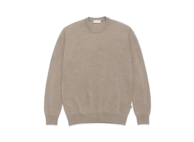 JJJJound Lightweight 100% Cashmere Crewneck "Light Brown"