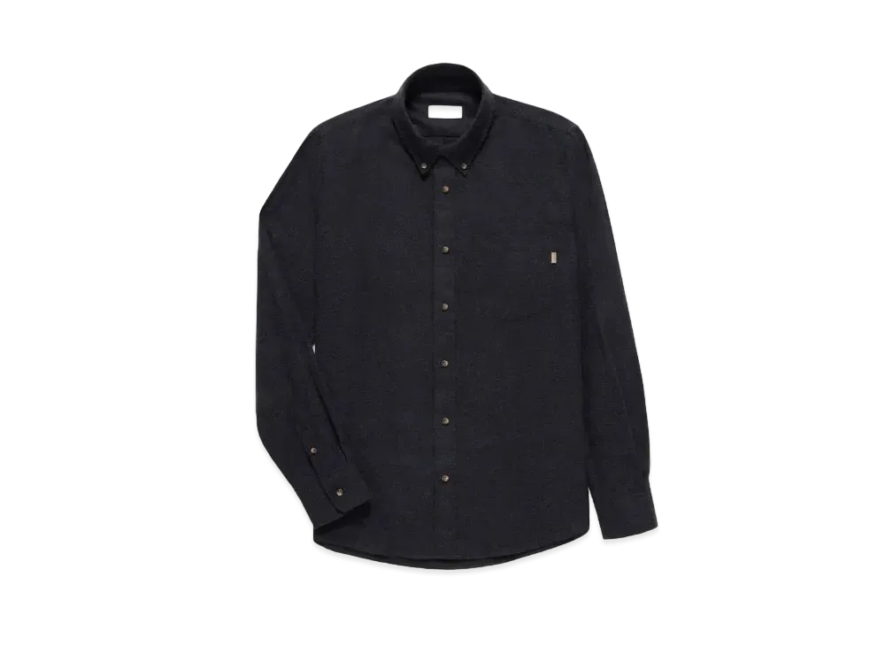 JJJJound Lightweight Flannel Shirt "Charcoal"