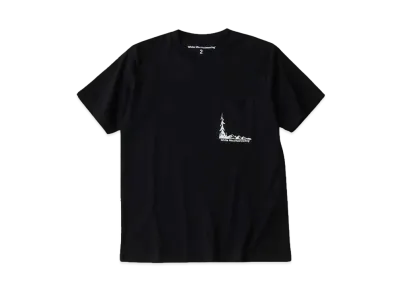 White Mountaineering FOREST POCKET T-SHIRT "BLACK"