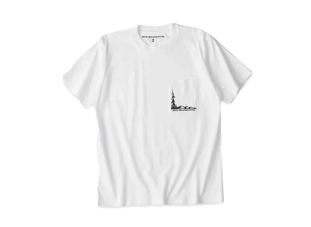 White Mountaineering FOREST POCKET T-SHIRT "WHITE"