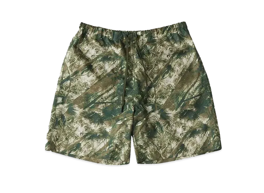 White Mountaineering JUNGLE PATTERN SHORT PANTS "KHAKI"
