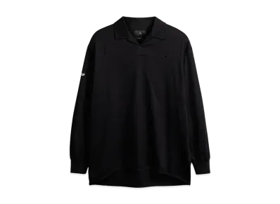 Y-3 x REAL MADRID Travel Long Sleeve Polo Shirt "Black"